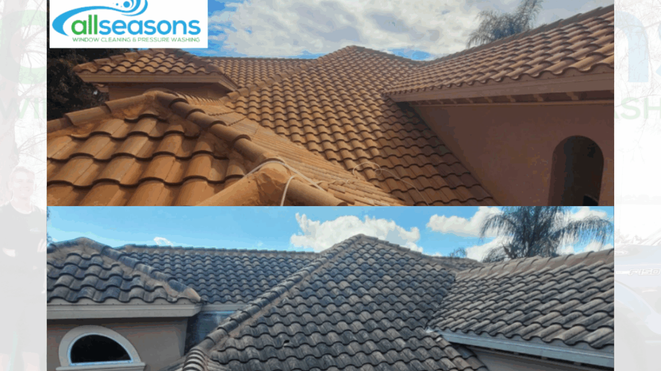 Roof Cleaning Near Me Cape Coral - All Seasons Window Cleaning and Pressure Washing