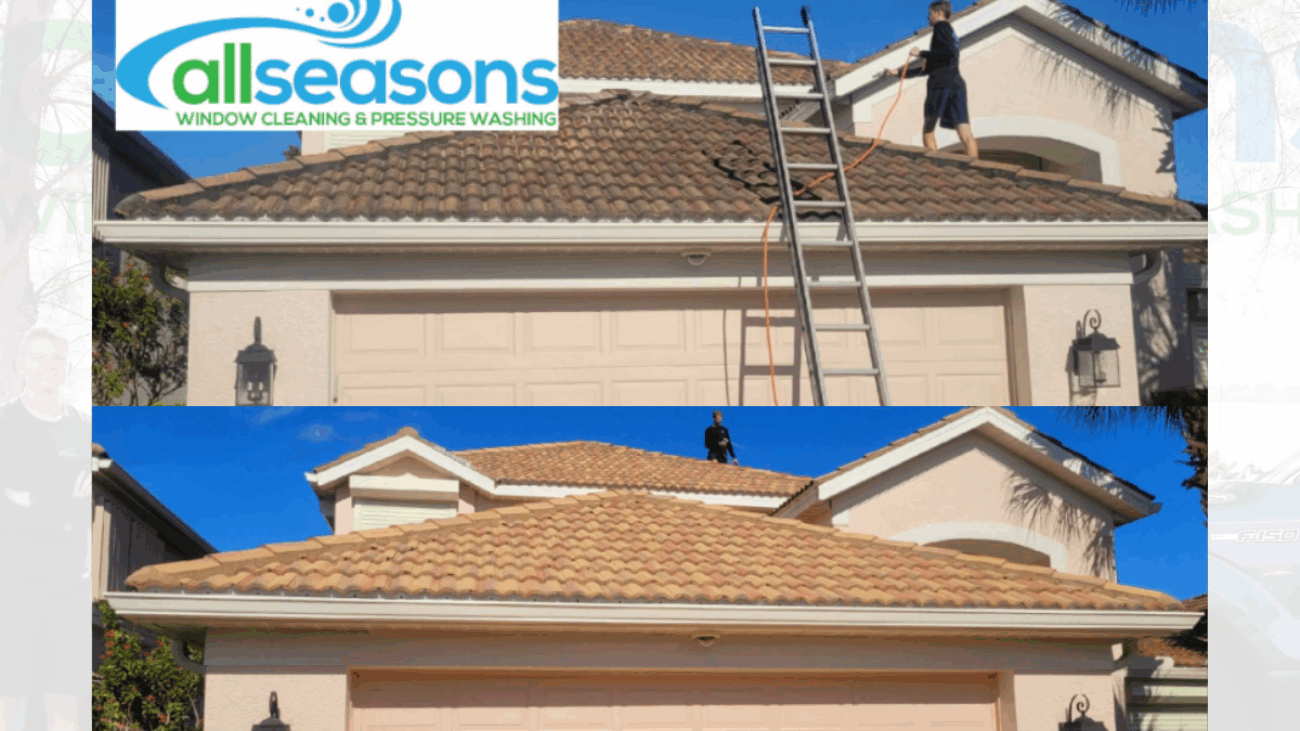 Roof Washing Cape Coral - All Seasons Window Cleaning and Pressure Washing
