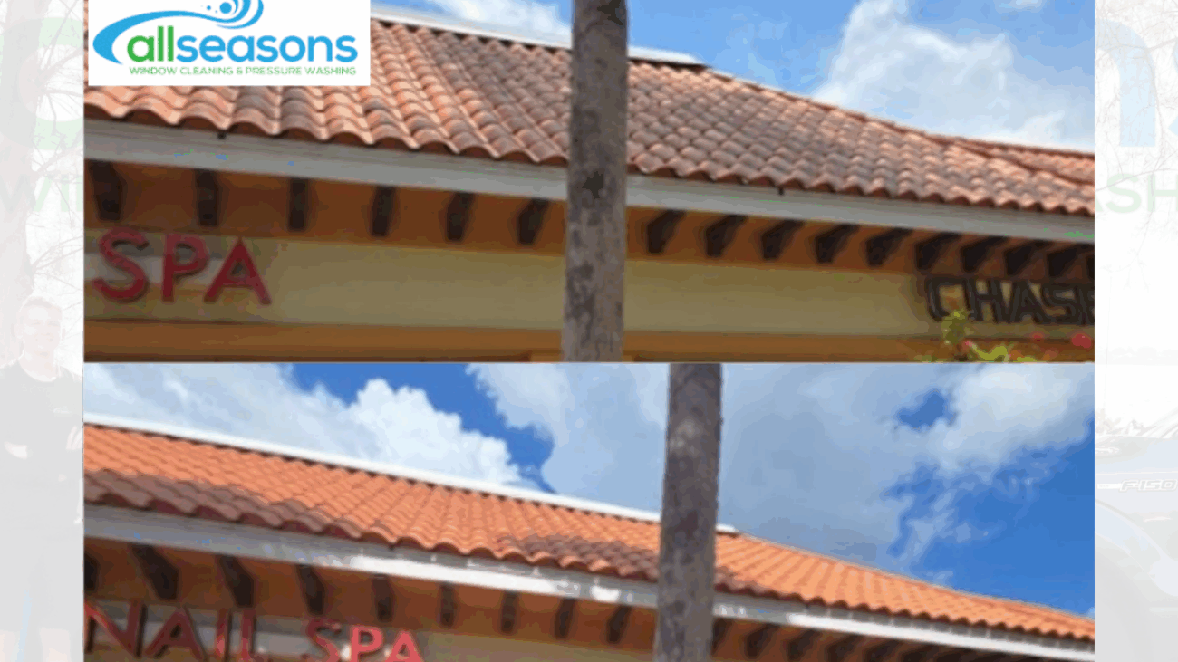 Roof Washing Services Cape Coral Florida - All Seasons Window Cleaning and Pressure Washing