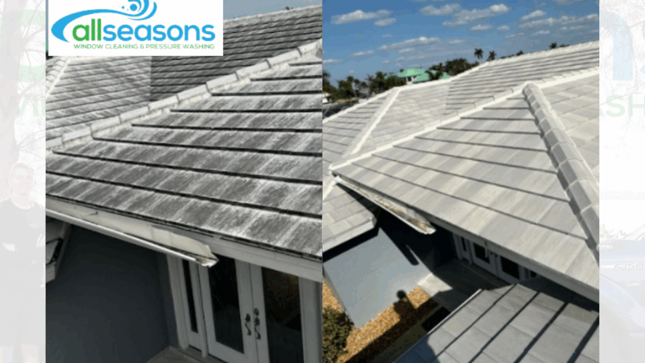 Clean Roof Cape Coral - All Seasons Window Cleaning and Pressure Washing