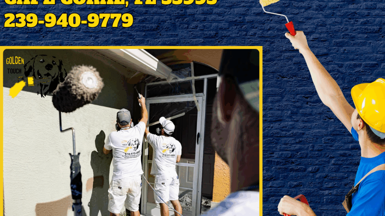 Exterior Painter Cape Coral - Golden Touch Painting Company