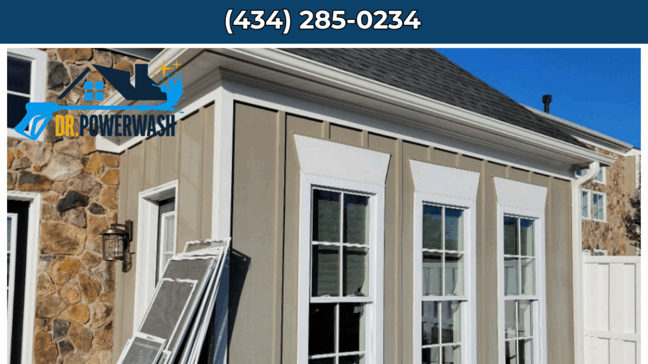 Exterior Window Cleaning Charlottesville - Dr. Powerwash