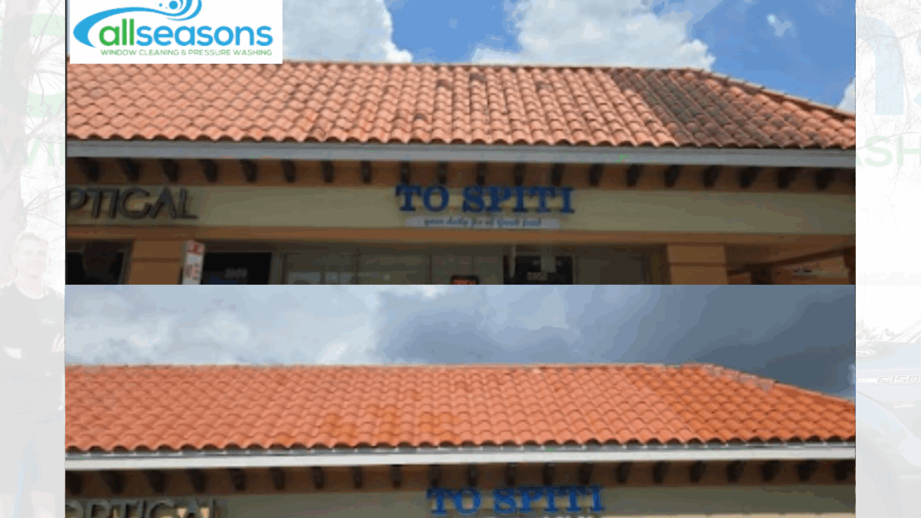 Roof Moss Removal Cape Coral - All Seasons Window Cleaning and Pressure Washing